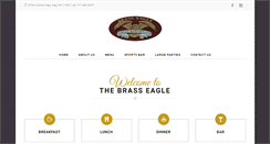 Desktop Screenshot of brasseaglerestaurant.com